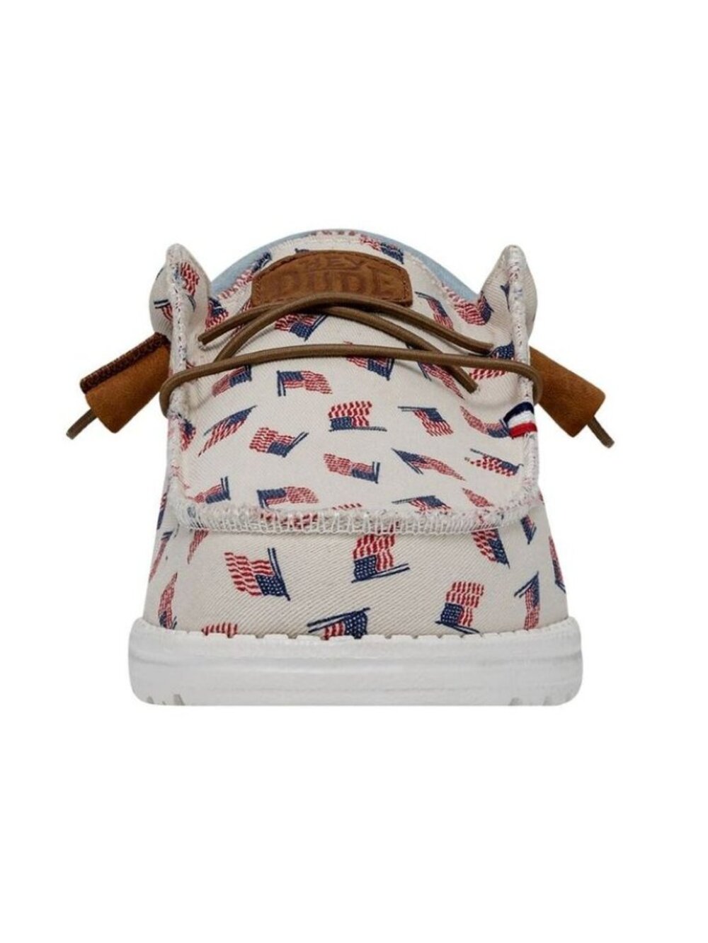 Hey Dude Men's Wally Patriotic Americana US flag Denim Slip on Sneaker 13 US New - Picture 3 of 9
